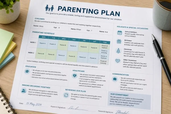 Understand parenting plans West Yorkshire